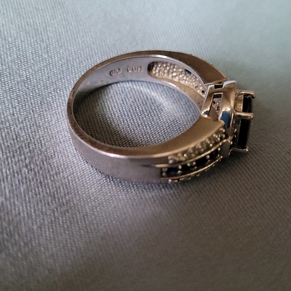 Trade for turquoise💎 Clyde Duneier Sapphire and Diamond Ring - Picture 8 of 13